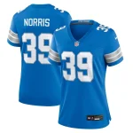 Morice Norris Detroit Lions Nike Women's Game Jersey - Blue