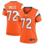 Garett Bolles Denver Broncos Nike Women's Team Game Jersey - Orange