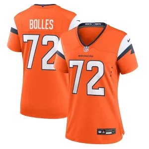 Garett Bolles Denver Broncos Nike Women's Team Game Jersey - Orange