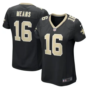 Bub Means New Orleans Saints Nike Women's Game Jersey - Black