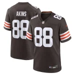 Jordan Akins Cleveland Browns Nike Team Game Jersey - Brown
