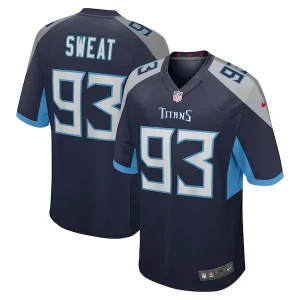 T'Vondre Sweat Tennessee Titans Nike Team Game Jersey - Navy