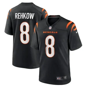 Ryan Rehkow Cincinnati Bengals Nike Game Jersey - Black