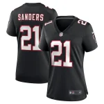 Deion Sanders Atlanta Falcons Nike Women's Alternate Retired Player Game Jersey - Black