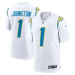 Quentin Johnston Los Angeles Chargers Nike Away Game Jersey - White/Navy/Royal