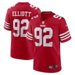 Jordan Elliott San Francisco 49ers Nike Team Game Jersey - Scarlet