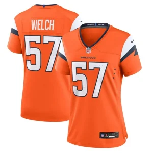 Kristian Welch Denver Broncos Nike Women's Team Game Jersey - Orange