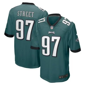 Kentavius Street Philadelphia Eagles Nike Game Player Jersey - Midnight Green