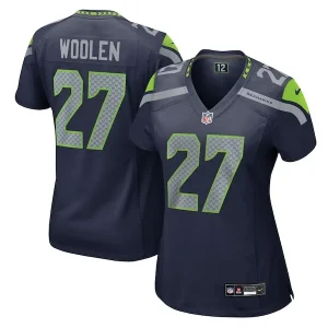 Riq Woolen Seattle Seahawks Nike Women's Team Game Jersey - College Navy/Neon Green/Navy/Royal