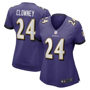 Jadeveon Clowney Baltimore Ravens Nike Women's Game Jersey - Purple