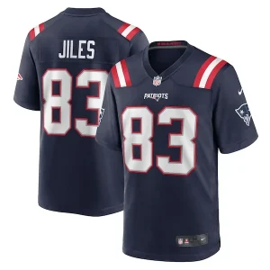 John Jiles New England Patriots Nike Team Game Jersey - Navy