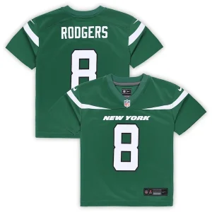 Aaron Rodgers New York Jets Nike Infant Game Jersey - Gotham Green