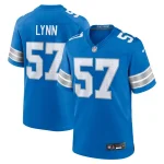Nate Lynn Detroit Lions Nike Game Jersey - Blue