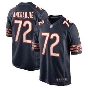 Kiran Amegadjie Chicago Bears Nike Game Jersey - Navy