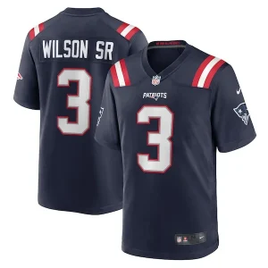 Mack Wilson New England Patriots Nike Team Game Jersey - Navy