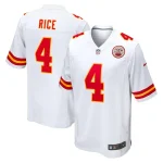 Rashee Rice Kansas City Chiefs Nike Game Jersey - White/Red