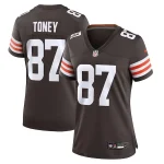 Kadarius Toney Cleveland Browns Nike Women's Team Game Jersey - Brown
