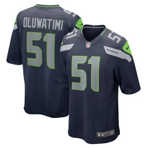 Olusegun Oluwatimi Seattle Seahawks Nike Game Jersey - College Navy