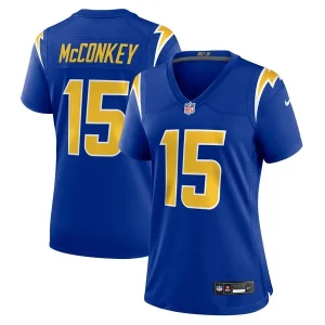 Ladd McConkey Los Angeles Chargers Nike Women's Alternate Game Jersey - Royal/Navy/White