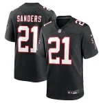 Deion Sanders Atlanta Falcons Nike Alternate Retired Player Game Jersey - Black