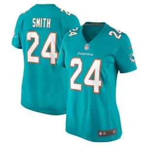 Cam Smith Miami Dolphins Nike Women's Game Jersey - Aqua