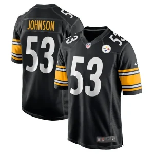 Kyron Johnson Pittsburgh Steelers Nike Game Jersey - Black