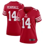 Ricky Pearsall San Francisco 49ers Nike Women's Team Game Jersey - Scarlet