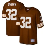 Jim Brown Cleveland Browns Big & Tall 1963 Retired Player Replica Jersey - Brown