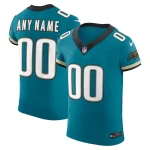 Jacksonville Jaguars Nike Alternate Vapor F.U.S.E. Elite Custom Jersey - Teal