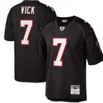 Michael Vick Atlanta Falcons Big & Tall 2002 Retired Player Replica Jersey - Black