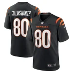 Cris Collinsworth Cincinnati Bengals Nike Team Retired Player Game Jersey - Black