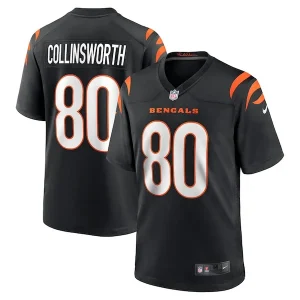 Cris Collinsworth Cincinnati Bengals Nike Team Retired Player Game Jersey - Black