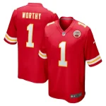 Xavier Worthy Kansas City Chiefs Nike 2024 NFL Draft First Round Pick Player Game Jersey - Red