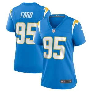 Poona Ford Los Angeles Chargers Nike Women's Team Game Jersey - Powder Blue