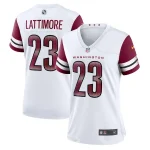 Marshon Lattimore Washington Commanders Nike Women's Game Jersey - White/Burgundy