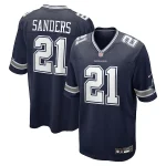 Deion Sanders Dallas Cowboys Nike Team Retired Player Game Jersey - Navy