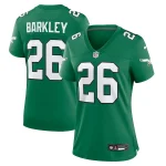 Saquon Barkley Philadelphia Eagles Nike Women's Alternate Game Jersey - Kelly Green