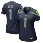 Number 1 Bride Seattle Seahawks Nike Women's Game Jersey - College Navy
