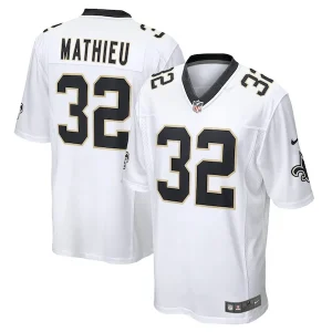 Tyrann Mathieu New Orleans Saints Nike Game Jersey - White/Black
