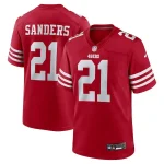 Deion Sanders San Francisco 49ers Nike Team Retired Player Game Jersey - Scarlet