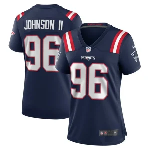 Eric Johnson II New England Patriots Nike Women's Game Jersey - Navy