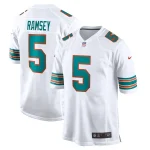 Jalen Ramsey Miami Dolphins Nike Alternate Game Jersey - White/Aqua