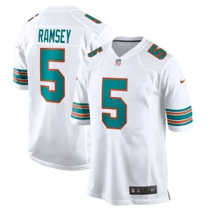 Jalen Ramsey Miami Dolphins Nike Alternate Game Jersey - White/Aqua
