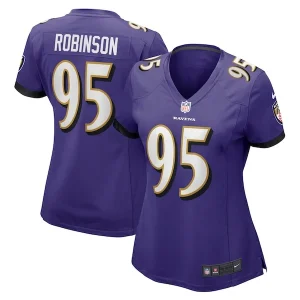 Tavius Robinson Baltimore Ravens Nike Women's Game Jersey - Purple