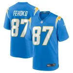 Simi Fehoko Los Angeles Chargers Nike Game Jersey - Powder Blue