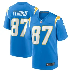 Simi Fehoko Los Angeles Chargers Nike Game Jersey - Powder Blue