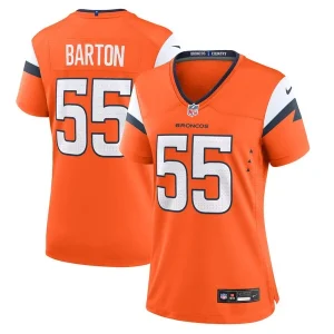 Cody Barton Denver Broncos Nike Women's Game Jersey - Orange