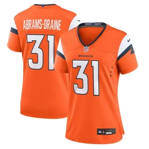 Kris Abrams-Draine Denver Broncos Nike Women's Team Game Jersey - Orange