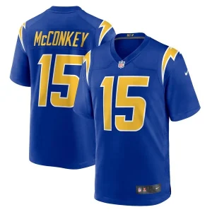 Ladd McConkey Los Angeles Chargers Nike Alternate Game Jersey - Royal/Navy/White