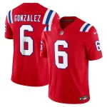 Christian Gonzalez New England Patriots Nike Vapor F.U.S.E. Limited Jersey - Red